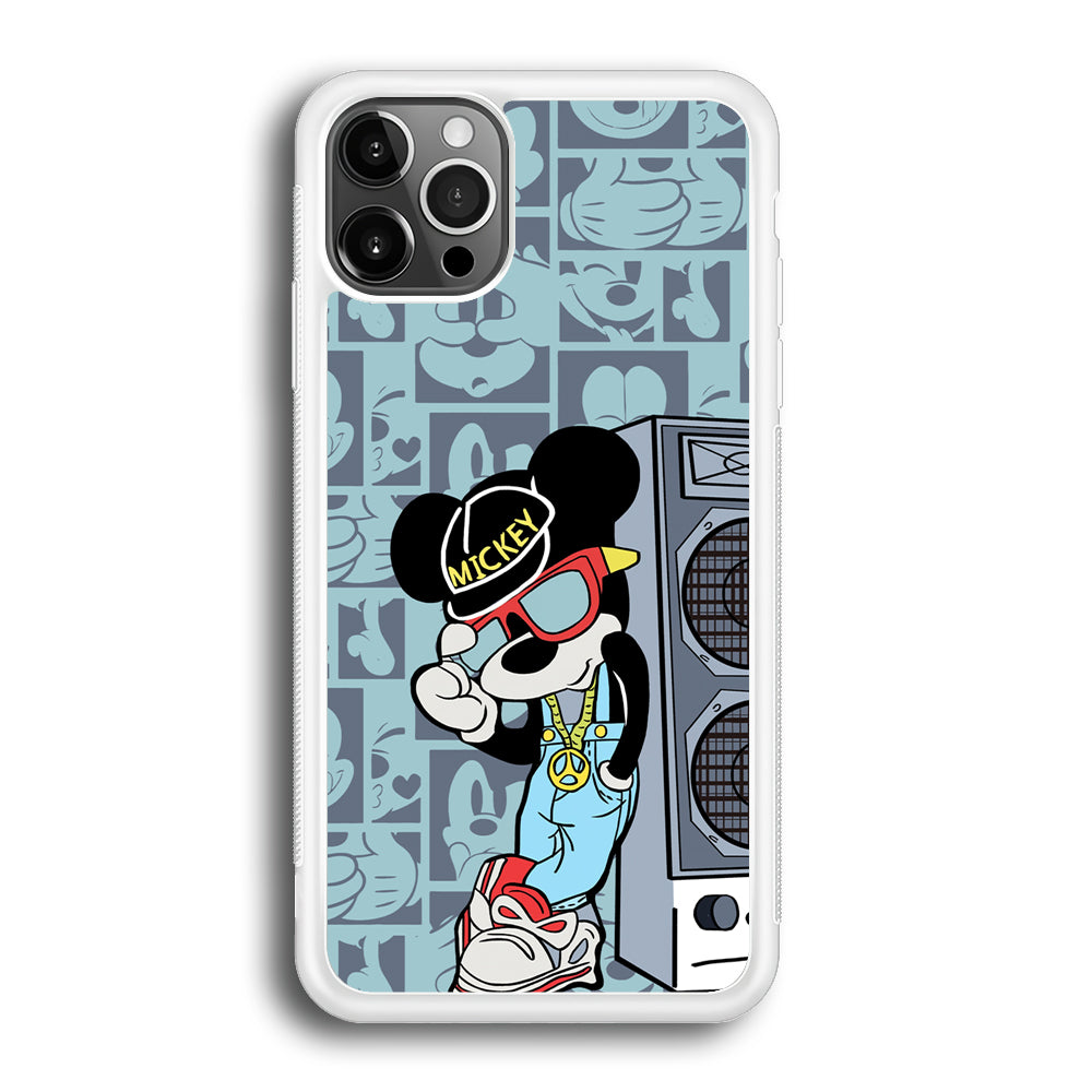Mickey Mouse Peace and Cool iPhone 12 Pro Case