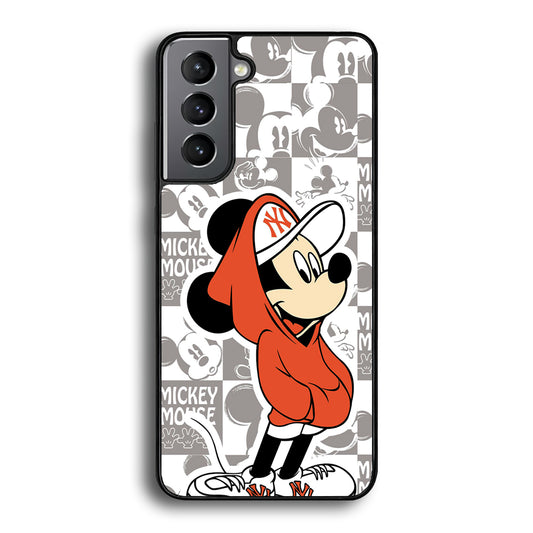 Mickey Mouse The Fans on Duty Samsung Galaxy S21 Case