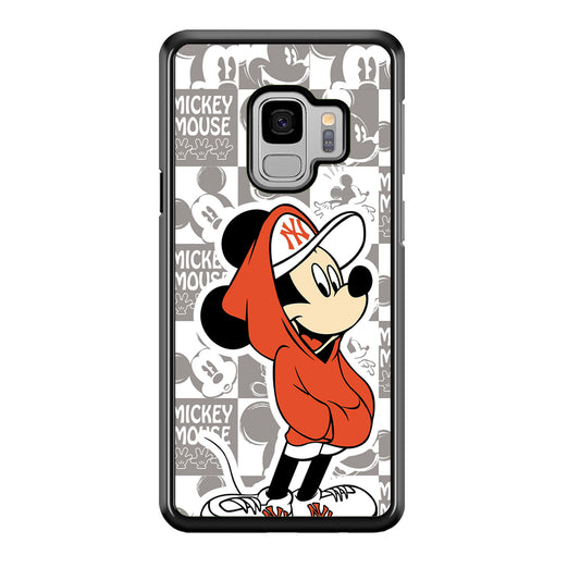 Mickey Mouse The Fans on Duty Samsung Galaxy S9 Case