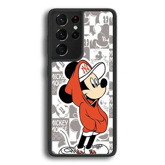 Mickey Mouse The Fans on Duty Samsung Galaxy S21 Ultra Case