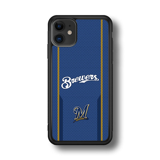 Milwaukee Brewers Golden Pillar iPhone 11 Case