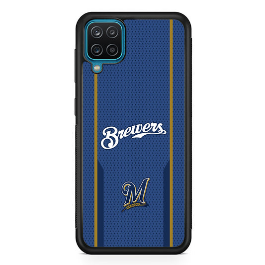 Milwaukee Brewers Golden Pillar Samsung Galaxy A12 Case