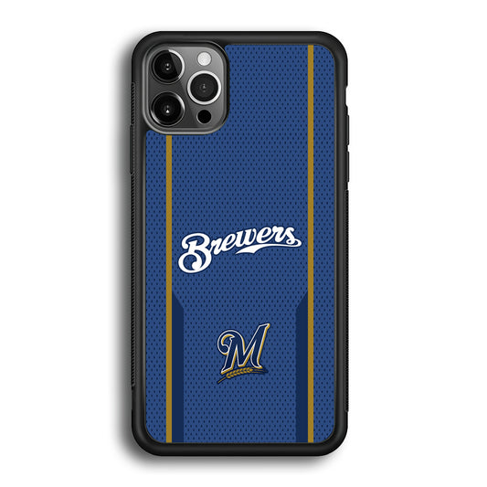 Milwaukee Brewers Golden Pillar iPhone 12 Pro Case