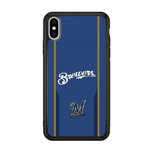 Milwaukee Brewers Golden Pillar iPhone Xs Max Case