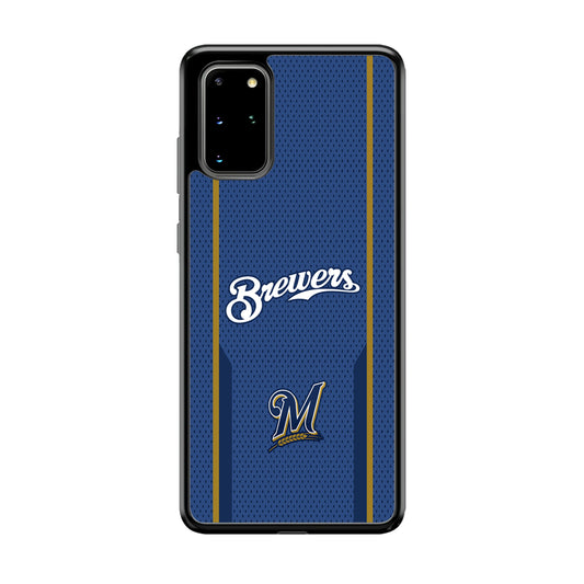 Milwaukee Brewers Golden Pillar Samsung Galaxy S20 Plus Case
