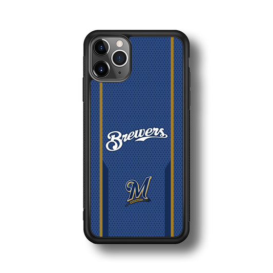 Milwaukee Brewers Golden Pillar iPhone 11 Pro Max Case