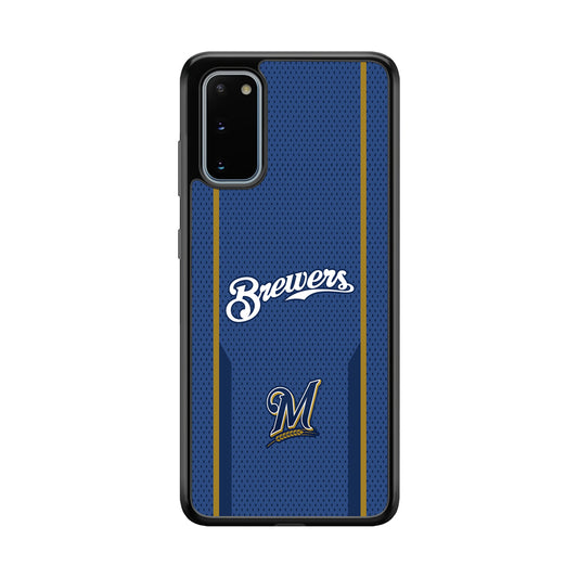 Milwaukee Brewers Golden Pillar Samsung Galaxy S20 Case