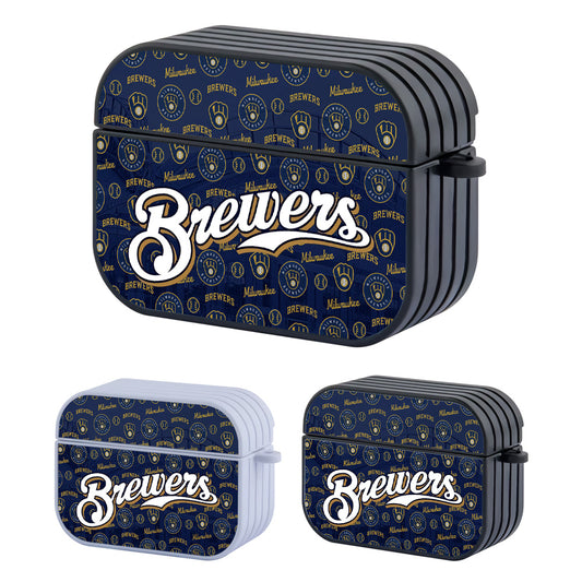 Milwaukee Brewers Stadium Silhouette Hard Plastic Case Cover For Apple Airpods Pro