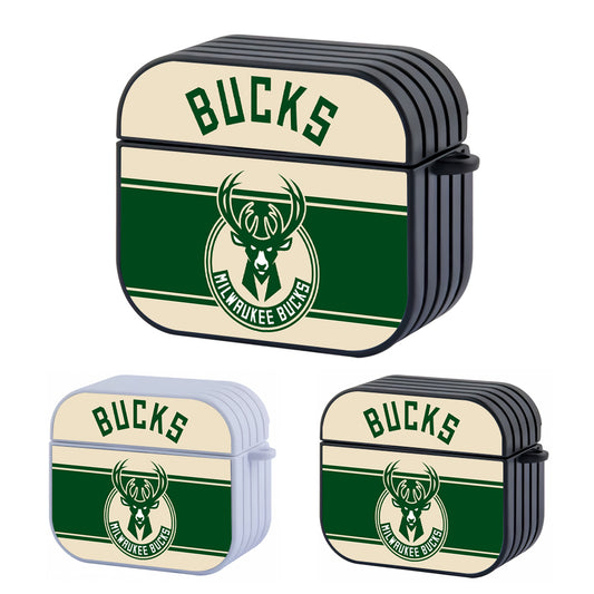 Milwaukee Bucks Champion Color Hard Plastic Case Cover For Apple Airpods 3