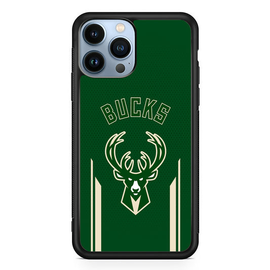 Milwaukee Bucks The Radial Patern iPhone 13 Pro Max Case