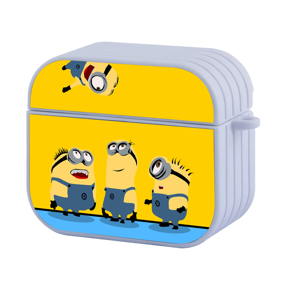 Minions Hanging Out Greeting Friends Hard Plastic Case Cover For Apple Airpods 3