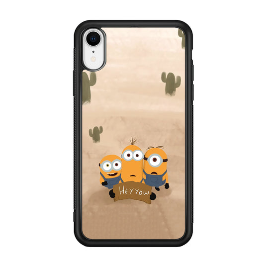 Minions Lost in The Desert iPhone XR Case