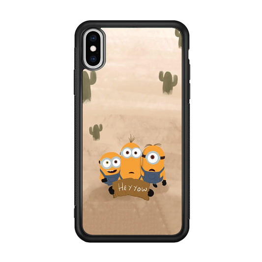 Minions Lost in The Desert iPhone X Case