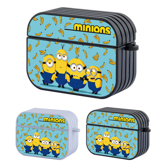 Minions Ready for Hangout Hard Plastic Case Cover For Apple Airpods Pro