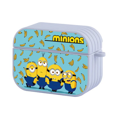 Minions Ready for Hangout Hard Plastic Case Cover For Apple Airpods Pro