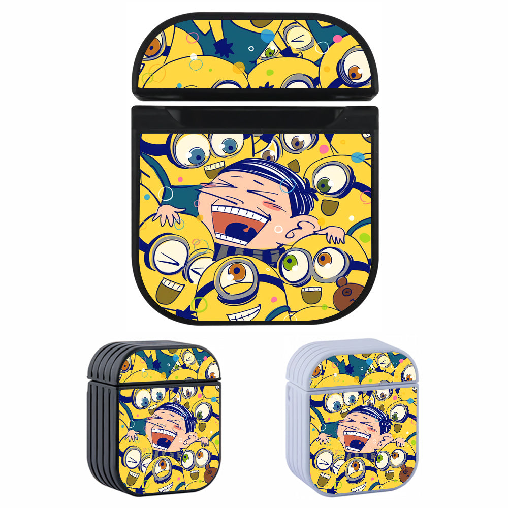 Minions Real Childhood Mode Hard Plastic Case Cover For Apple Airpods