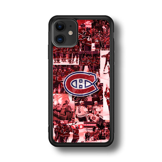Montreal Canadiens Collage of Celebration iPhone 11 Case