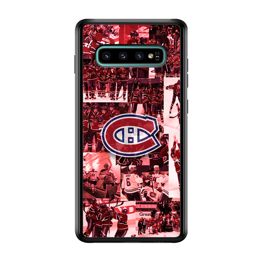 Montreal Canadiens Collage of Celebration Samsung Galaxy S10 Plus Case