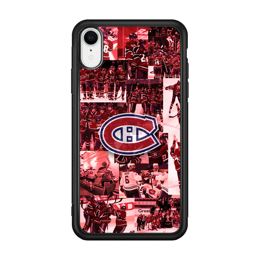 Montreal Canadiens Collage of Celebration iPhone XR Case