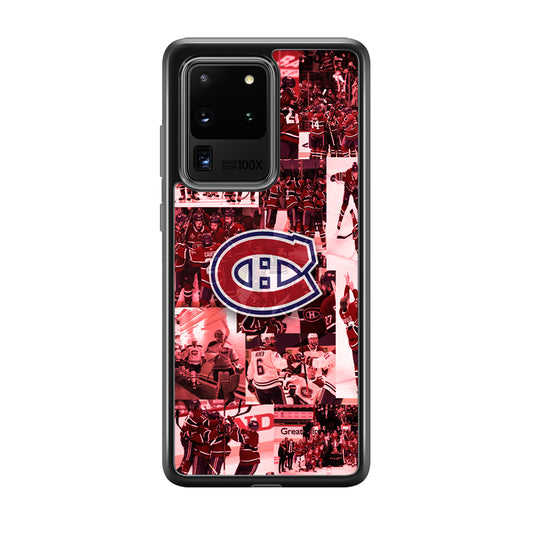 Montreal Canadiens Collage of Celebration Samsung Galaxy S20 Ultra Case