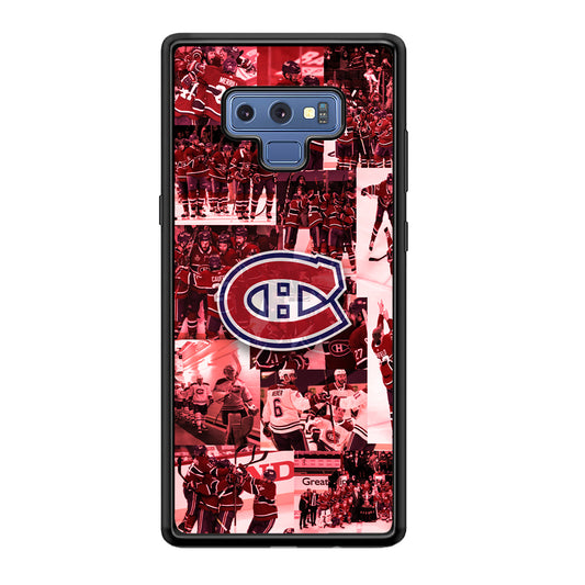 Montreal Canadiens Collage of Celebration Samsung Galaxy Note 9 Case