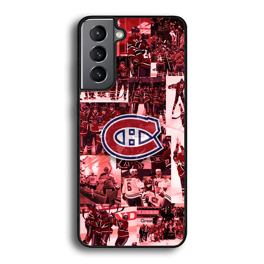 Montreal Canadiens Collage of Celebration Samsung Galaxy S21 Case