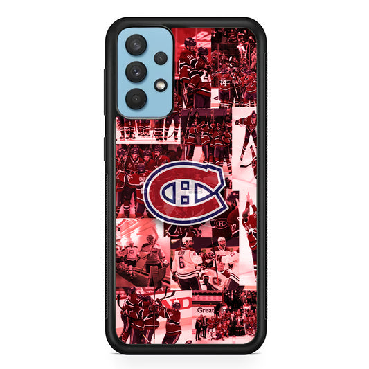 Montreal Canadiens Collage of Celebration Samsung Galaxy A32 Case