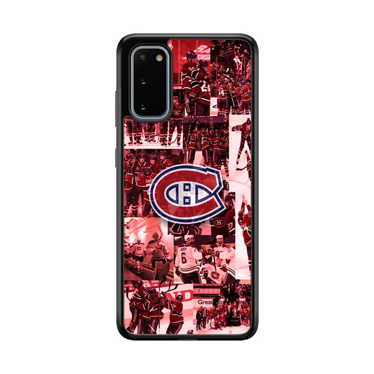 Montreal Canadiens Collage of Celebration Samsung Galaxy S20 Case