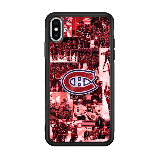 Montreal Canadiens Collage of Celebration iPhone X Case