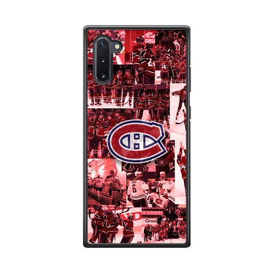 Montreal Canadiens Collage of Celebration Samsung Galaxy Note 10 Case