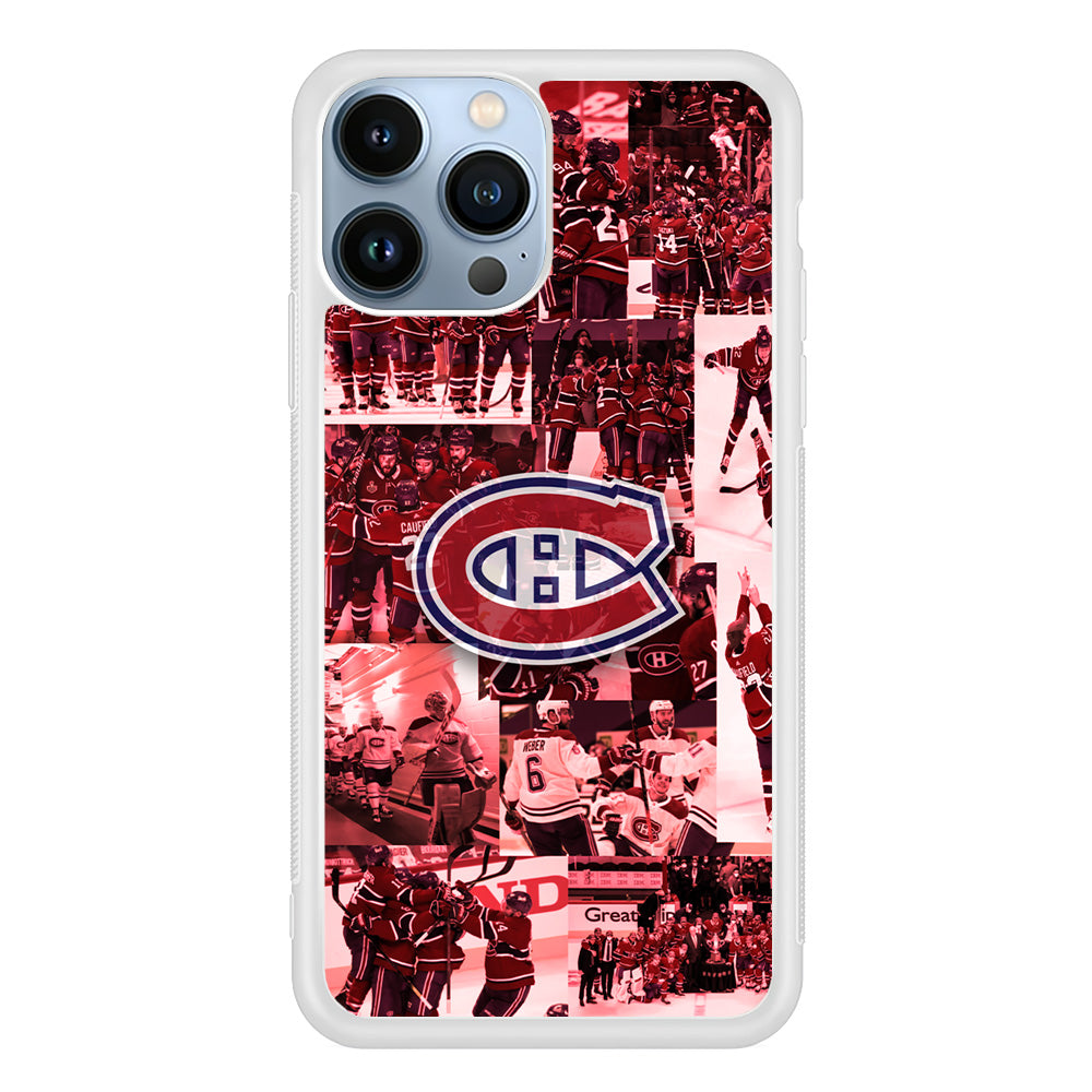 Montreal Canadiens Collage of Celebration iPhone 13 Pro Max Case
