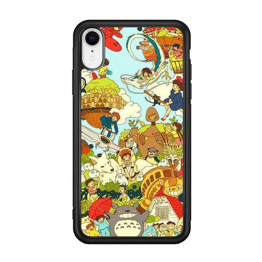 My Neighbor Totoro Family Playing Ground iPhone XR Case