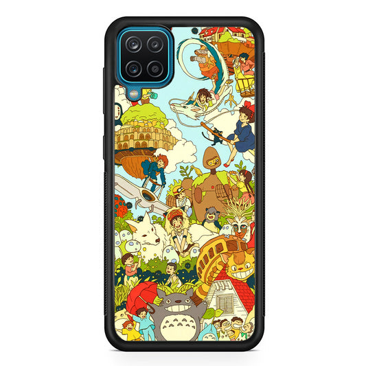 My Neighbor Totoro Family Playing Ground Samsung Galaxy A12 Case