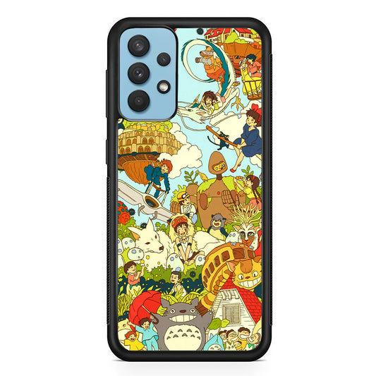 My Neighbor Totoro Family Playing Ground Samsung Galaxy A32 Case