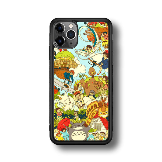 My Neighbor Totoro Family Playing Ground iPhone 11 Pro Max Case