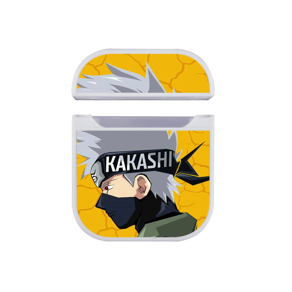 Naruto Kakashi Side Face Hard Plastic Case Cover For Apple Airpods