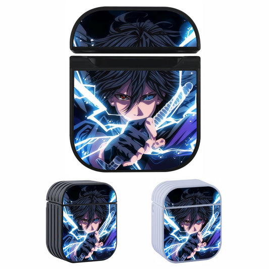 Naruto Sasuke Opening Attack Hard Plastic Case Cover For Apple Airpods