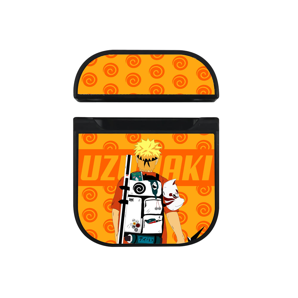 Naruto The Uzumaki Movement Hard Plastic Case Cover For Apple Airpods