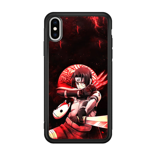 Naruto on Itachi Anbu Mission iPhone X Case