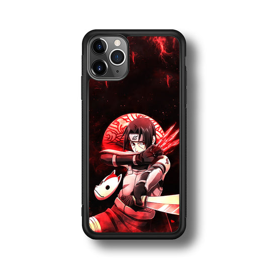 Naruto on Itachi Anbu Mission iPhone 11 Pro Max Case