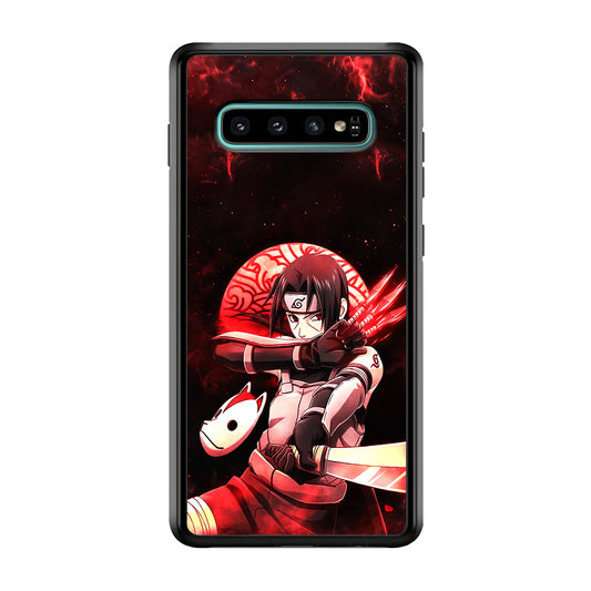 Naruto on Itachi Anbu Mission Samsung Galaxy S10 Plus Case