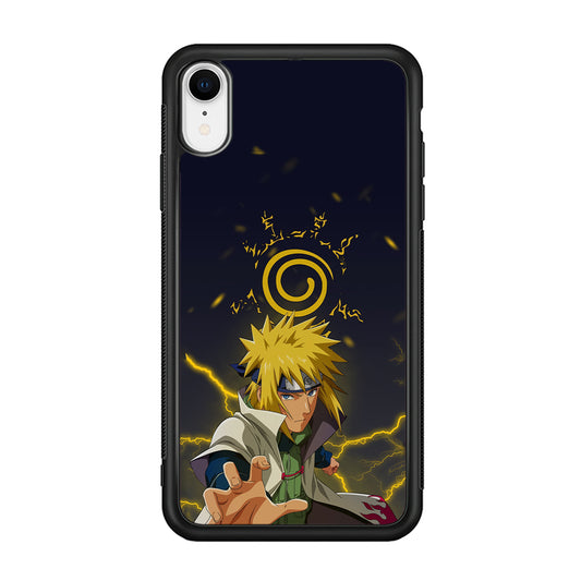 Naruto on Minato Yellow Flash iPhone XR Case