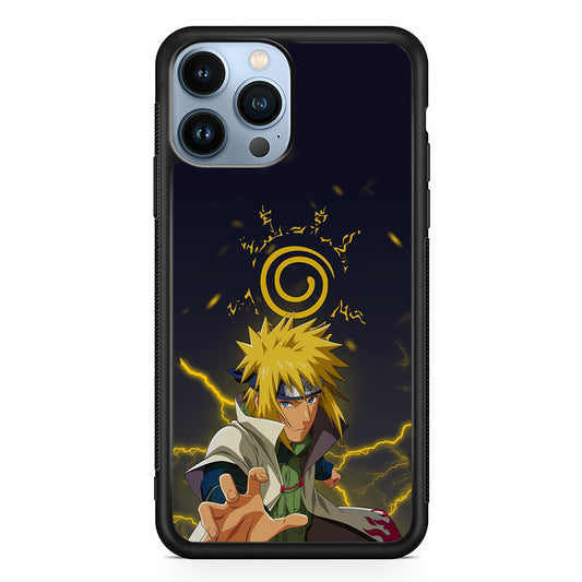 Naruto on Minato Yellow Flash iPhone 13 Pro Max Case