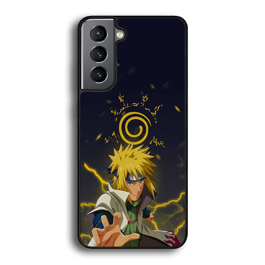 Naruto on Minato Yellow Flash Samsung Galaxy S21 Plus Case