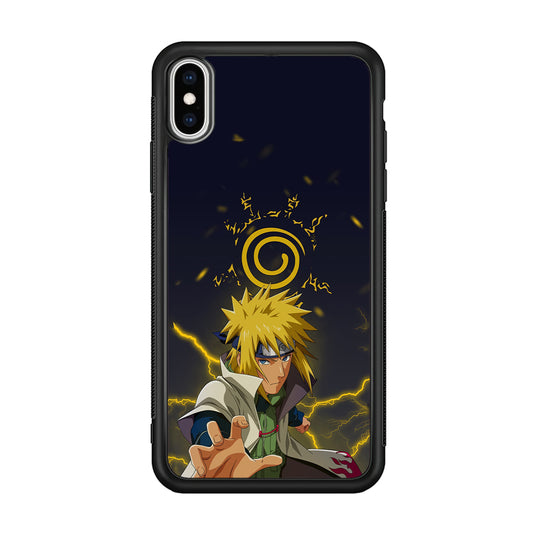 Naruto on Minato Yellow Flash iPhone Xs Max Case