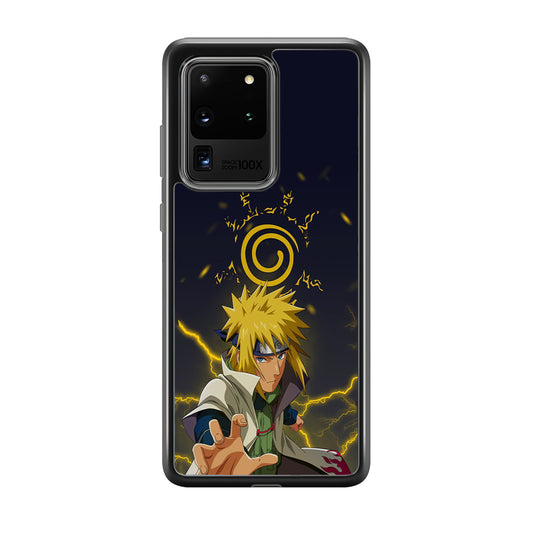 Naruto on Minato Yellow Flash Samsung Galaxy S20 Ultra Case