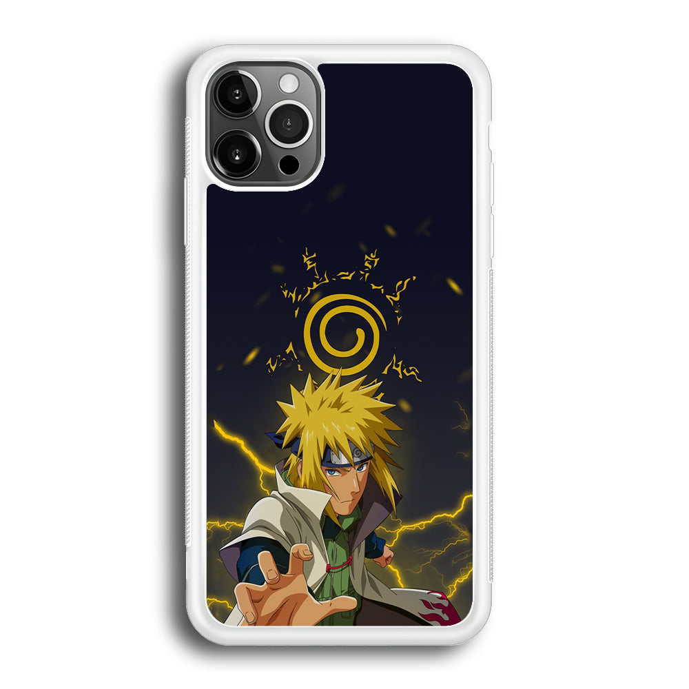 Naruto on Minato Yellow Flash iPhone 12 Pro Case
