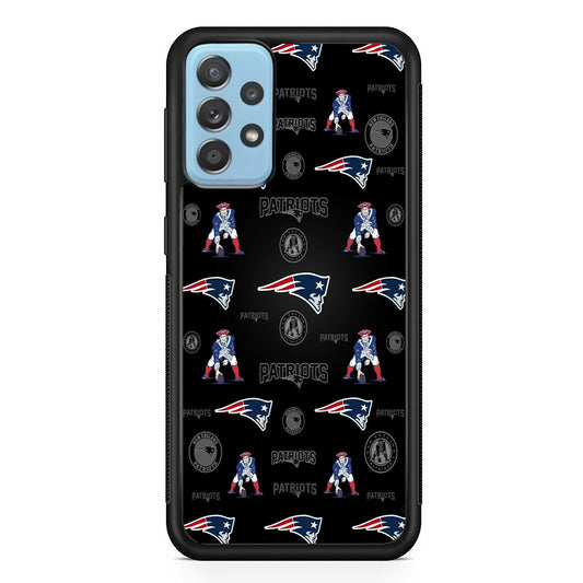 New England Patriots a Lot of Spirit Samsung Galaxy A72 Case