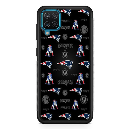 New England Patriots a Lot of Spirit Samsung Galaxy A12 Case