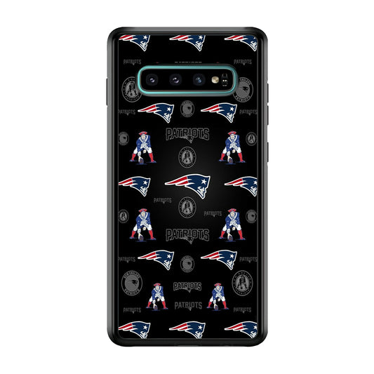 New England Patriots a Lot of Spirit Samsung Galaxy S10 Plus Case